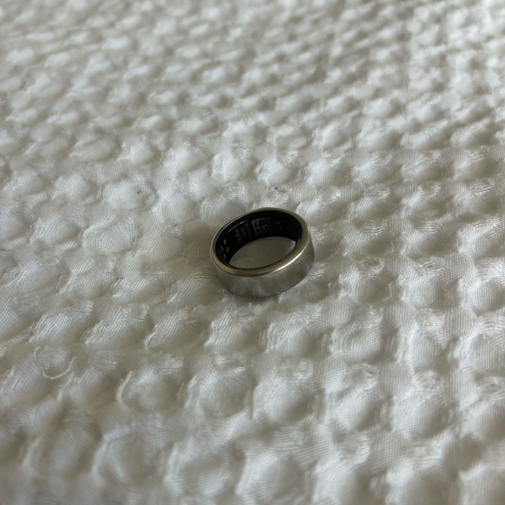 OURA GEN 3 SILVER RING SIZE 8 - Picture 2 of 4